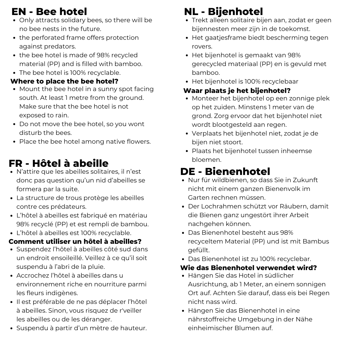 Hôtel D'abeilles Hive Brun