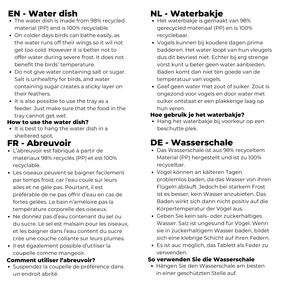 Bol D'eau Hive Brun Bol D'eau Hive Brun