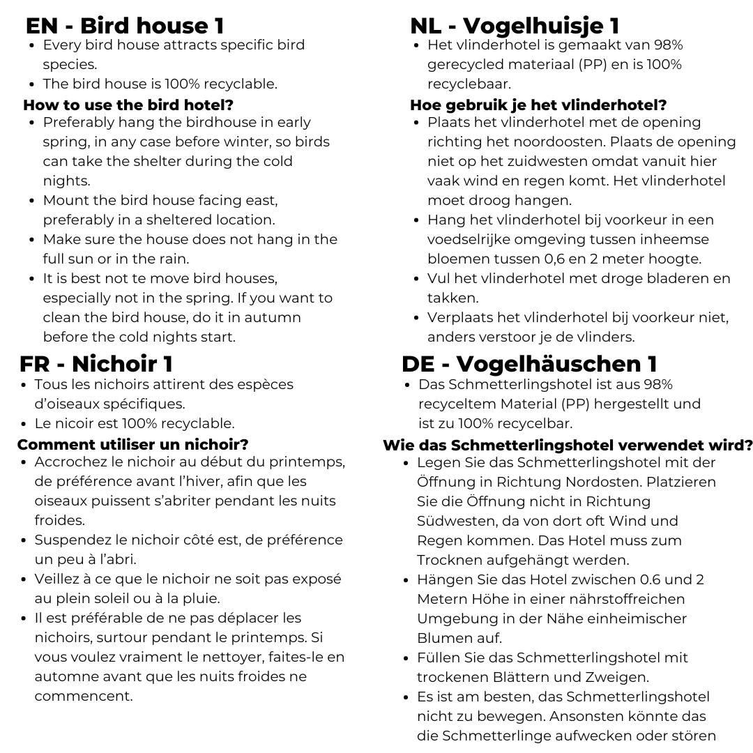 Nichoir Oval Brun Nichoir Oval Brun