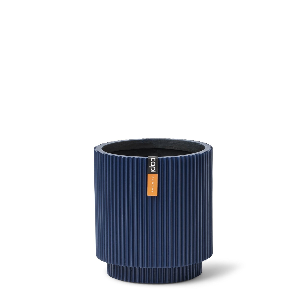 Vase Cylindre Groove Bleu Foncé Vase Cylindre Groove Bleu Foncé