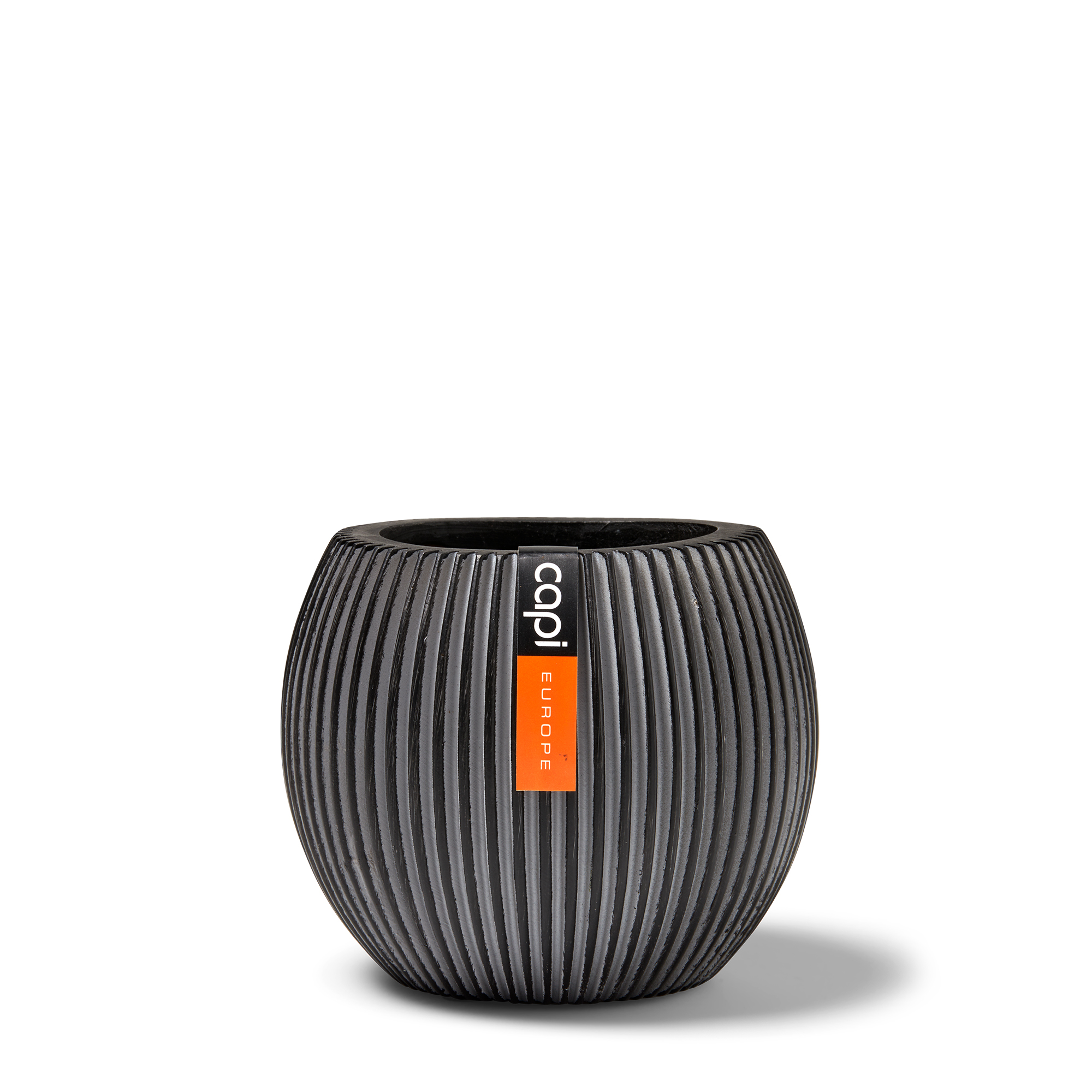 Vase Boule Groove Anthracite Vase Boule Groove Anthracite