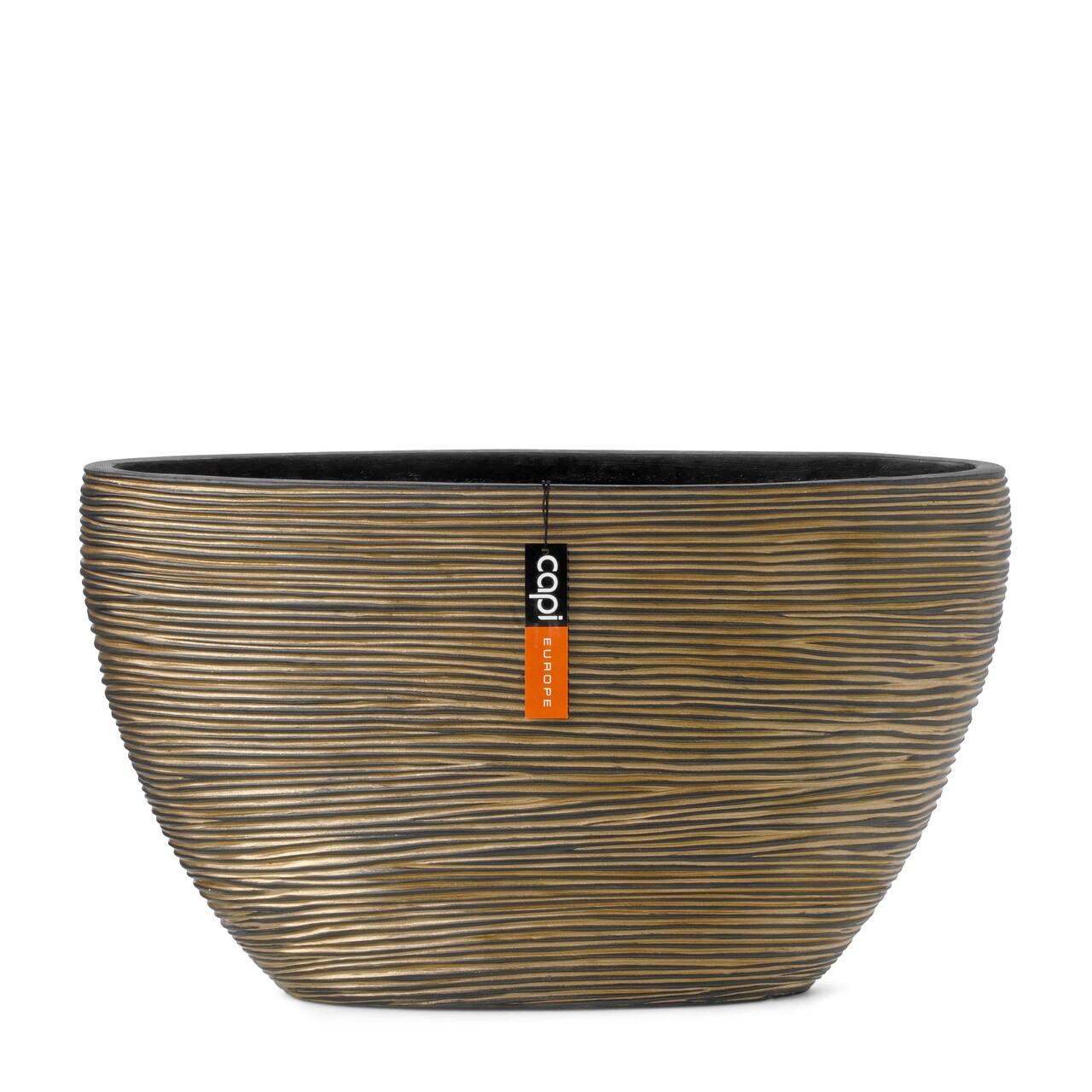 Pot Ovale Rib Noir Or Pot Ovale Rib Noir Or