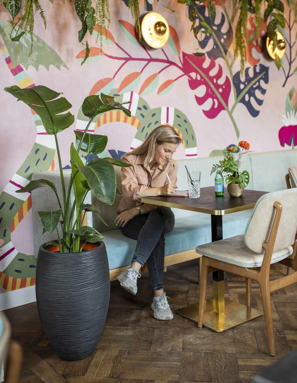 Vase Élégant Deluxe Rib NL Noir