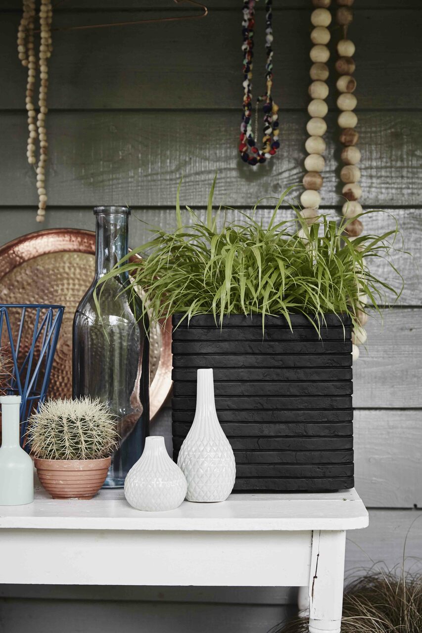 Pot Carré Row NL Noir Pot Carré Row NL Noir