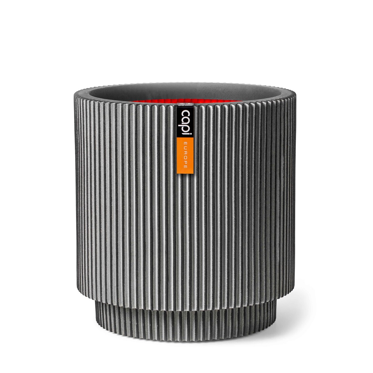 Vase Cylindre Groove NL Anthracite Vase Cylindre Groove NL Anthracite