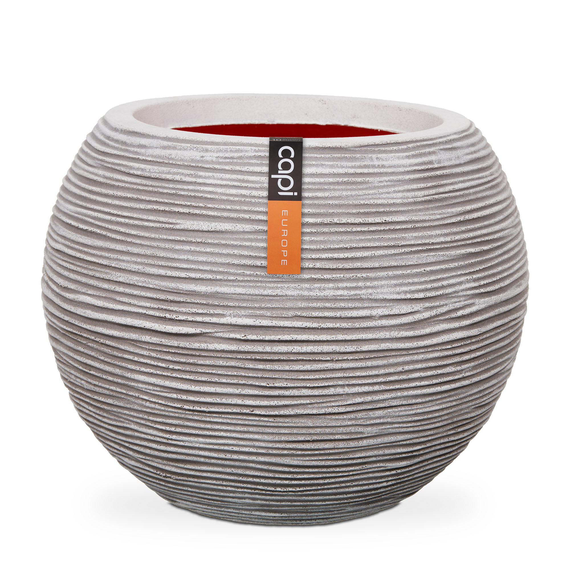 Vase Boule Rib NL Ivoire Vase Boule Rib NL Ivoire