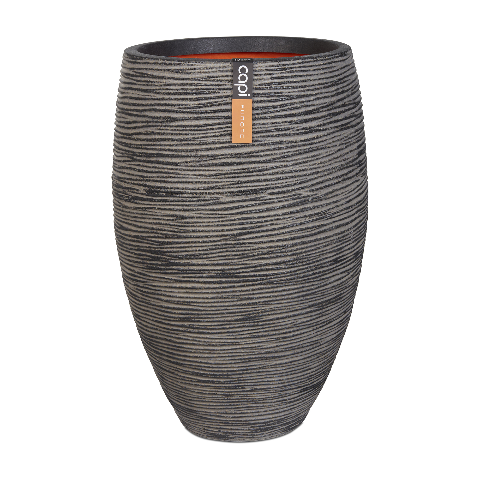 Vase Élégant Deluxe Rib NL Anthracite Vase Élégant Deluxe Rib NL Anthracite