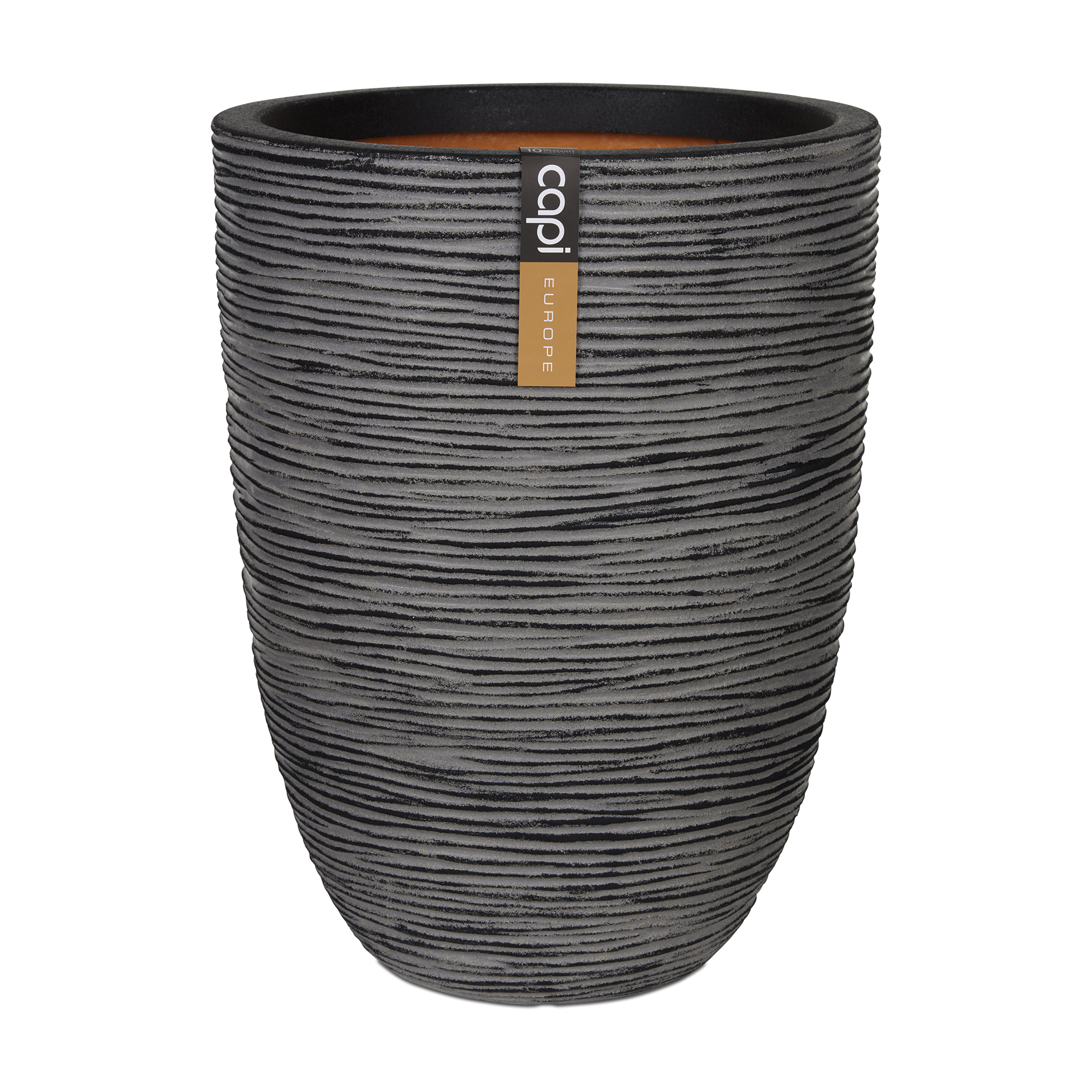Vase Élégant Bas Rib NL Anthracite Vase Élégant Bas Rib NL Anthracite
