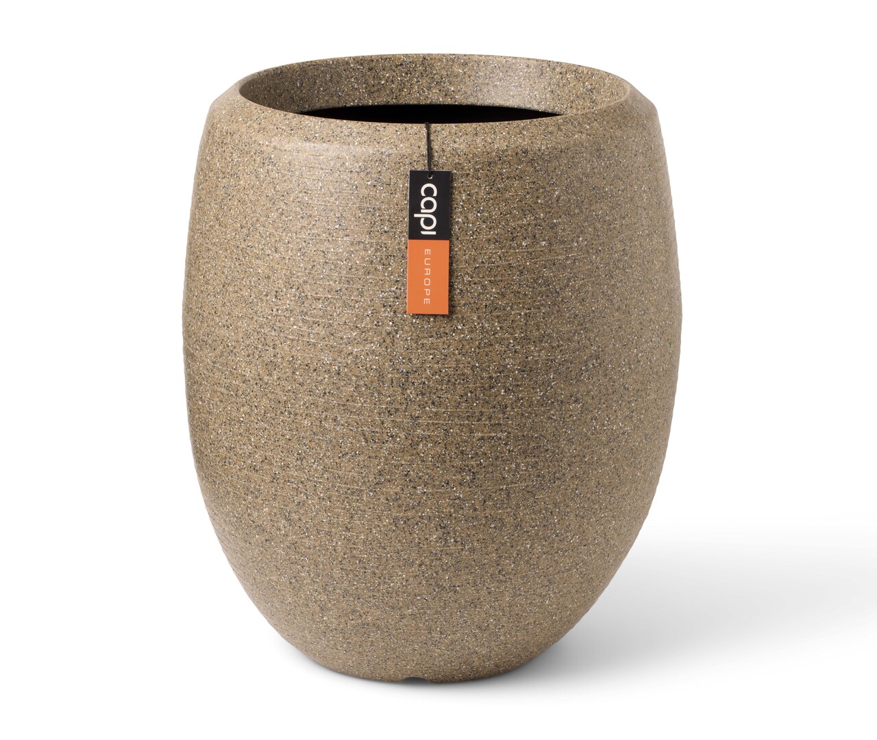 Vase élègant deluxe Arc Granite chaud taupe Vase élègant deluxe Arc Granite chaud taupe