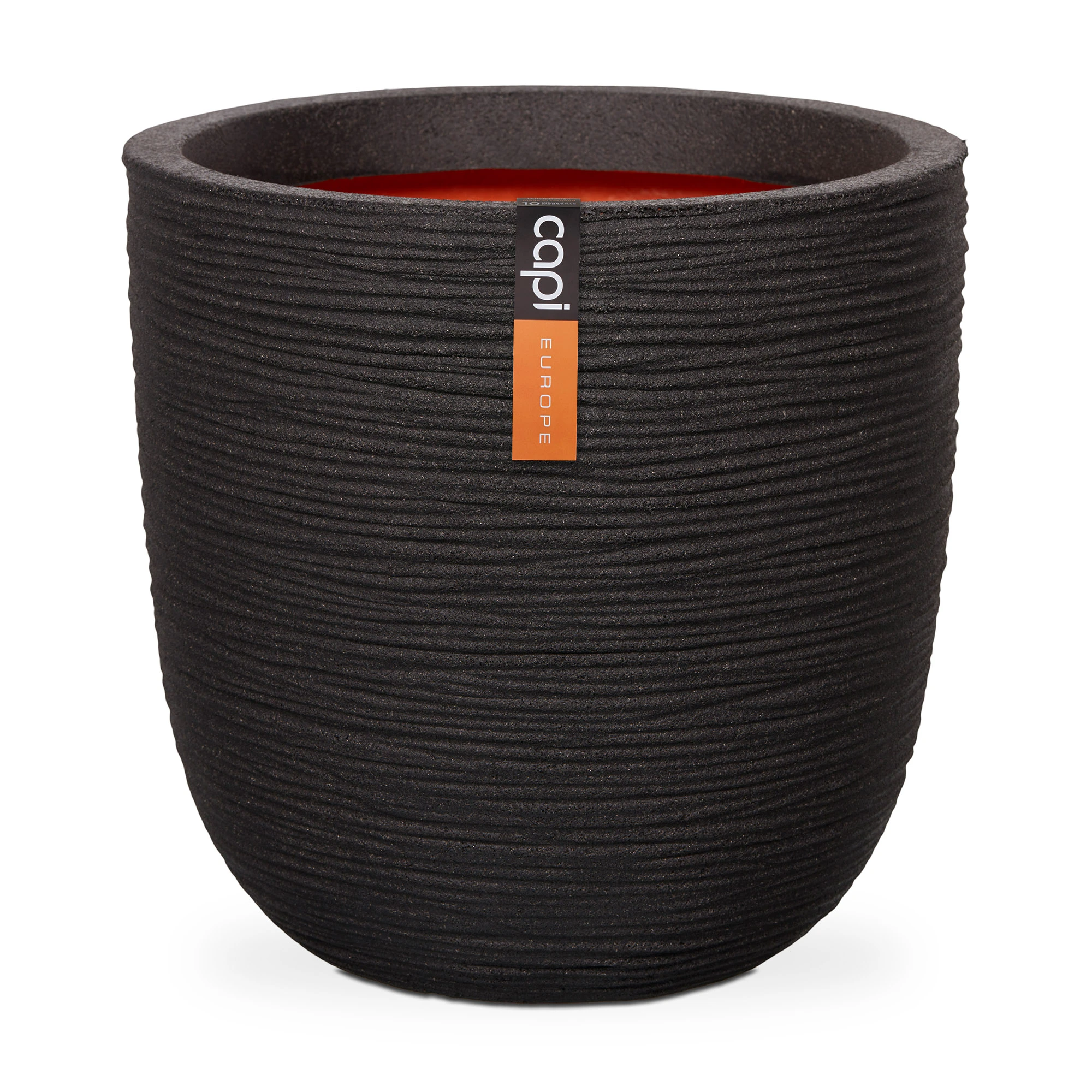 Planter ball Rib Black Planter ball Rib Black